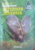 Kiat sukses beternak jangkrik