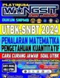 UTBK-SNBT Penalaran Matematika Pengetahuan Kuantitatif 2024